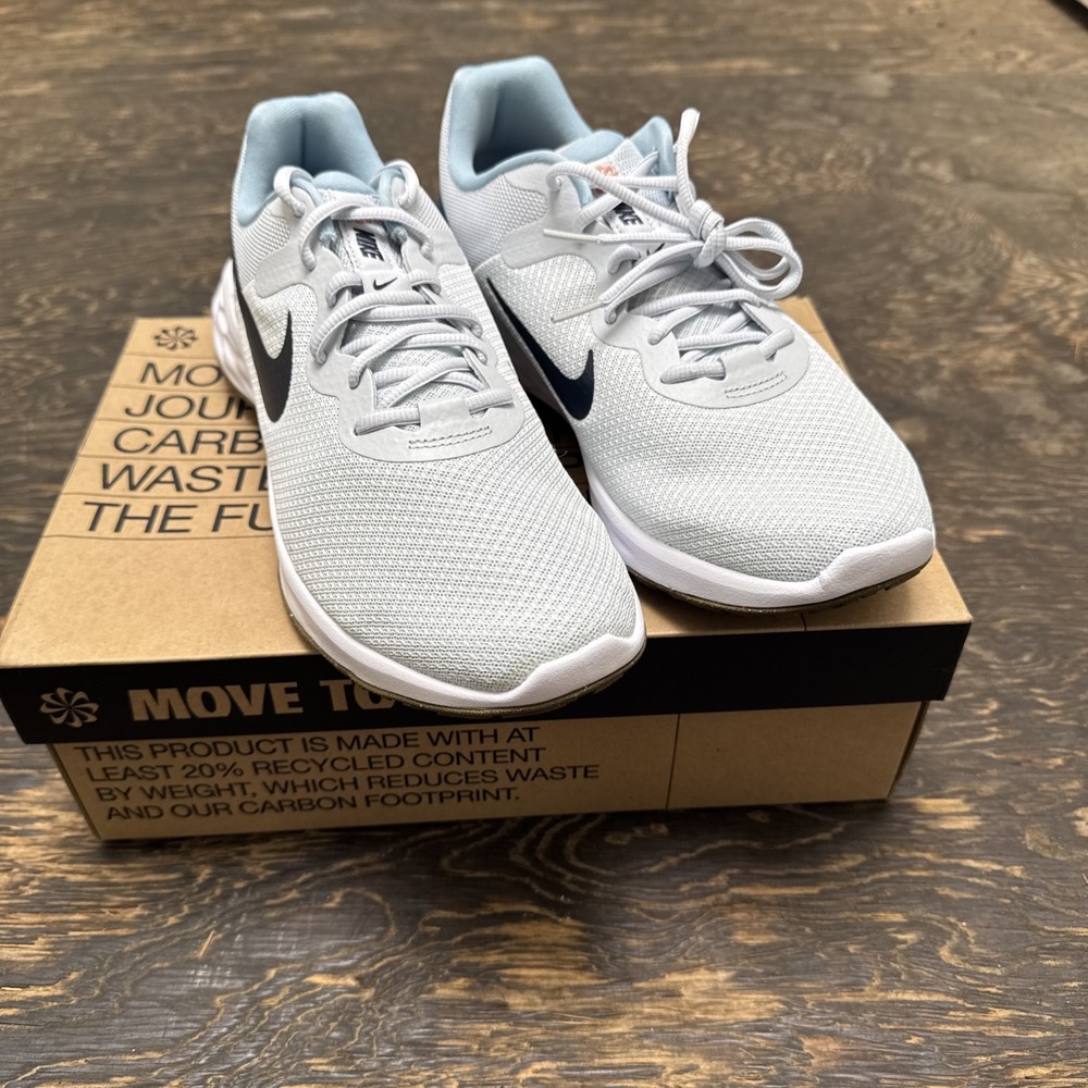 Size 11.5 - Nike Revolution 6 NM Pure Platinum/Thunder Blue